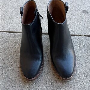 Madewell Leather Ankle Boots 7.5 EUC
